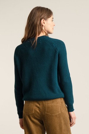 SERGIO - Womens Organic Cotton Jumper Teal from KOMODO