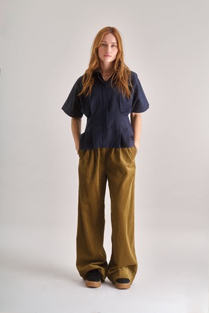 LOLA Organic Cotton Cord Trouser - Olive from KOMODO