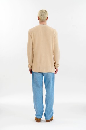 LUCAS Organic Cotton Cardigan - Cream from KOMODO