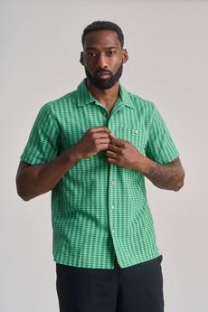 SPINDRIFT - Organic Cotton Shirt - Green Stripe via KOMODO