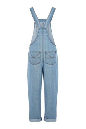 JOY Organic Cotton Denim Dungarees - Stone Wash from KOMODO