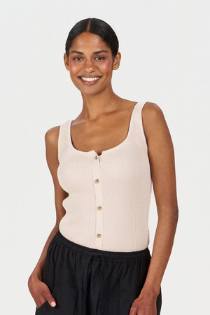 COVE Vest Organic Cotton Vest - Sand from KOMODO