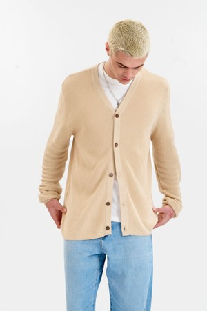 LUCAS Organic Cotton Cardigan - Cream from KOMODO