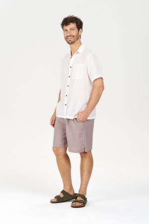 LOYLE Tencel Linen Shirt - White from KOMODO