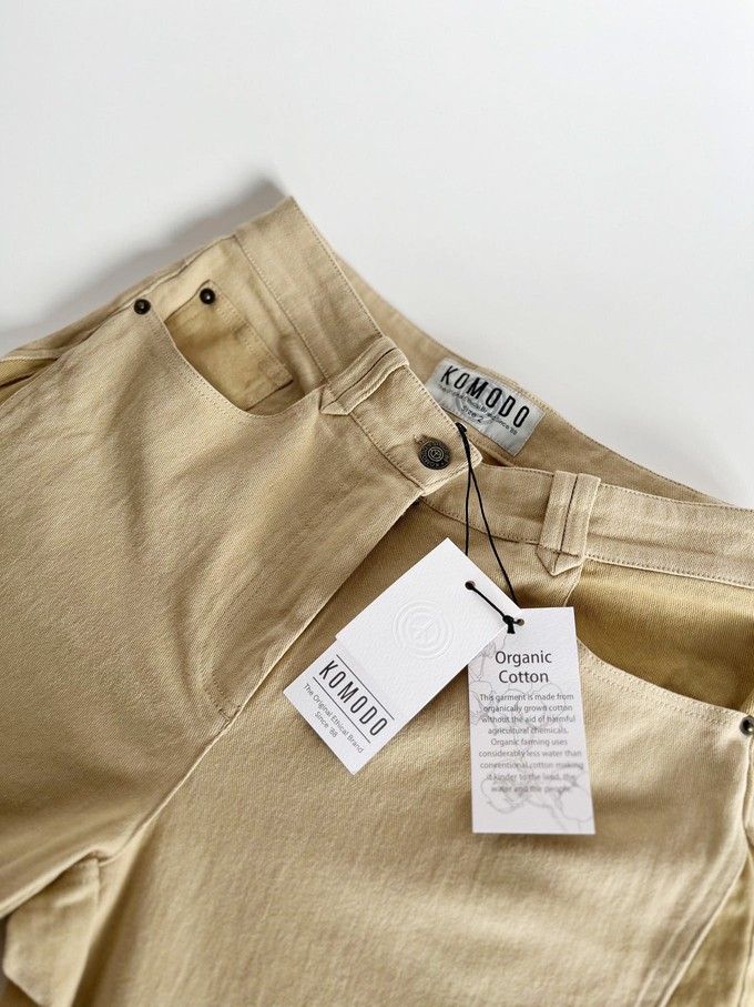 POP - Organic Cotton Trousers - Dark Sand from KOMODO