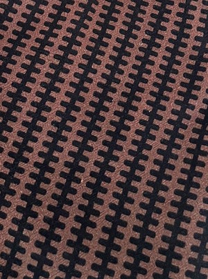 JOSHUA - Organic Cotton Trouser - Brown Stripe from KOMODO