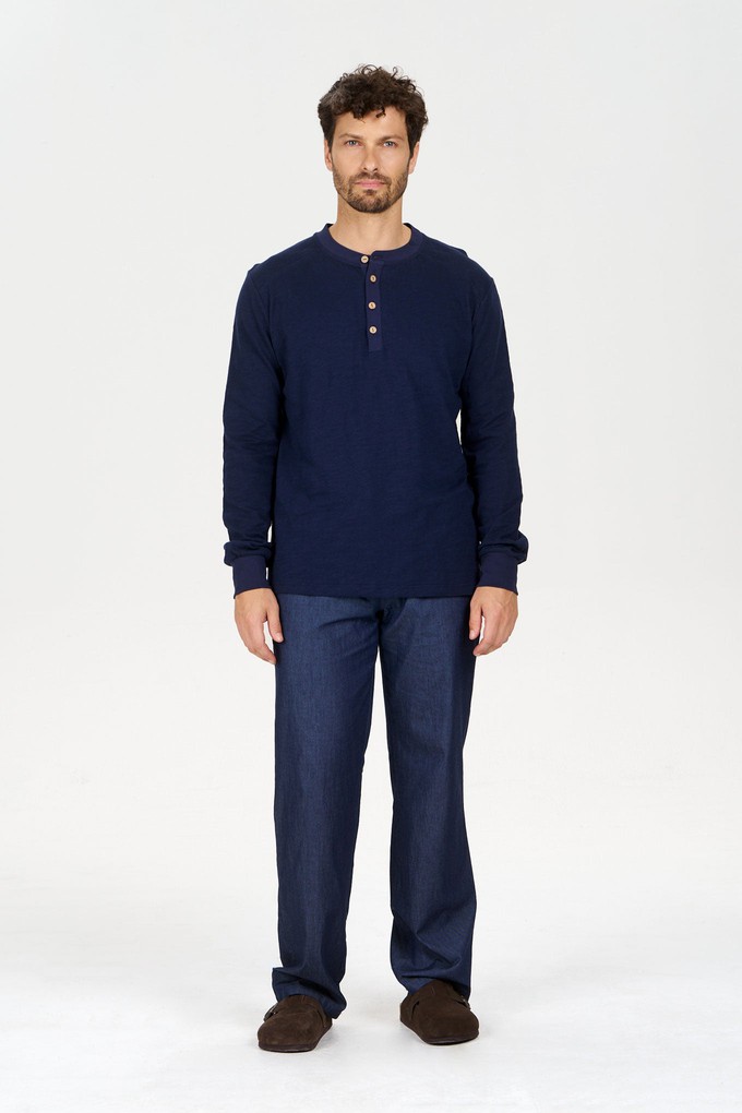 JOSHUA Organic Cotton Trouser - Mid Wash from KOMODO