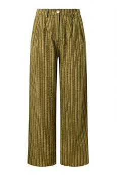 LION - Organic Cotton Trouser - Green Stripe via KOMODO