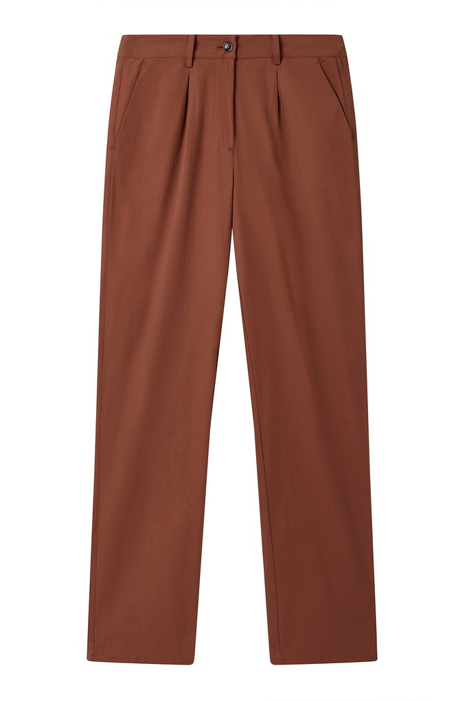 BOWIE - Organic cotton trousers - Chocolate from KOMODO