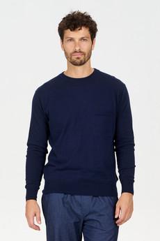 POCKET Organic Cotton Jumper - Navy via KOMODO