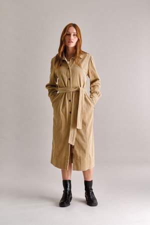 HARITTI Organic Cotton Cord Dress - Croissant from KOMODO