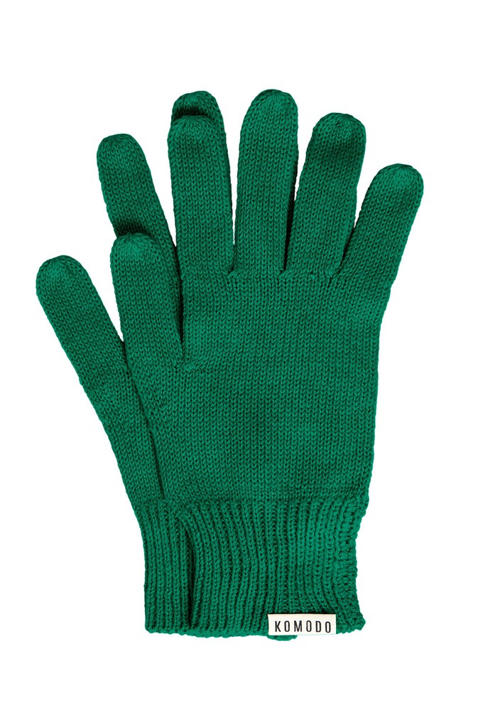 CITY GOTS Organic Cotton Gloves - Bright Green from KOMODO
