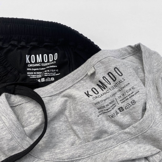 DARCEY Top - GOTS Organic Cotton Black from KOMODO