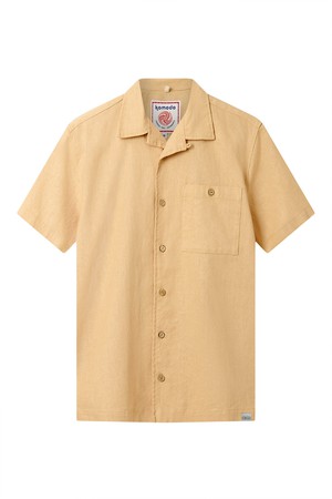 SPINDRIFT - Organic Linen Cotton Shirt - Sand from KOMODO