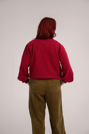 HOPE - Organic Cotton Jumper Wine from KOMODO