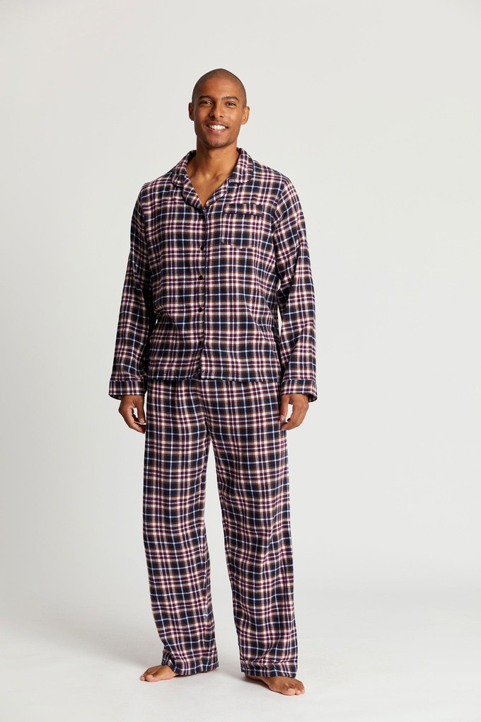 JIM JAM Mens -  Organic Cotton Pyjama Set Navy from KOMODO