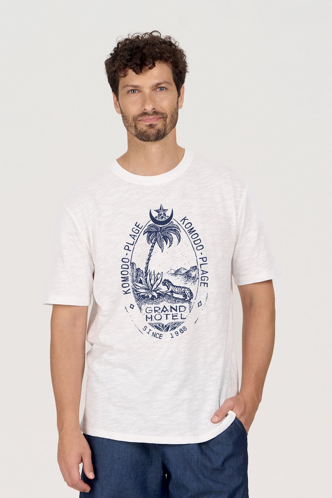 GRAND HOTEL Organic Cotton Tee - White from KOMODO