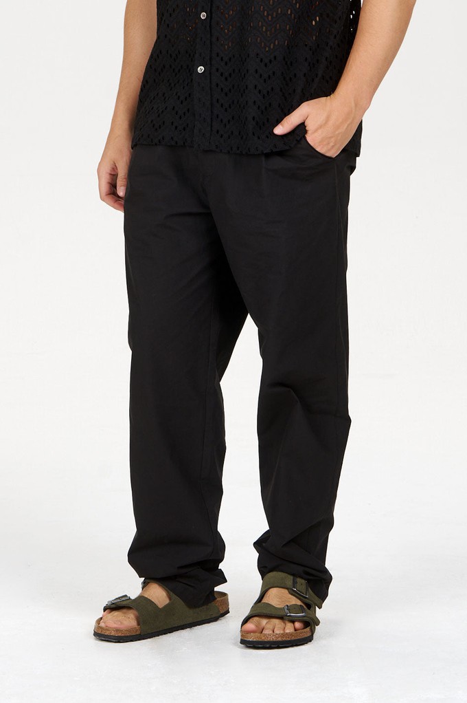 BOWIE Organic Cotton Trouser - Black from KOMODO