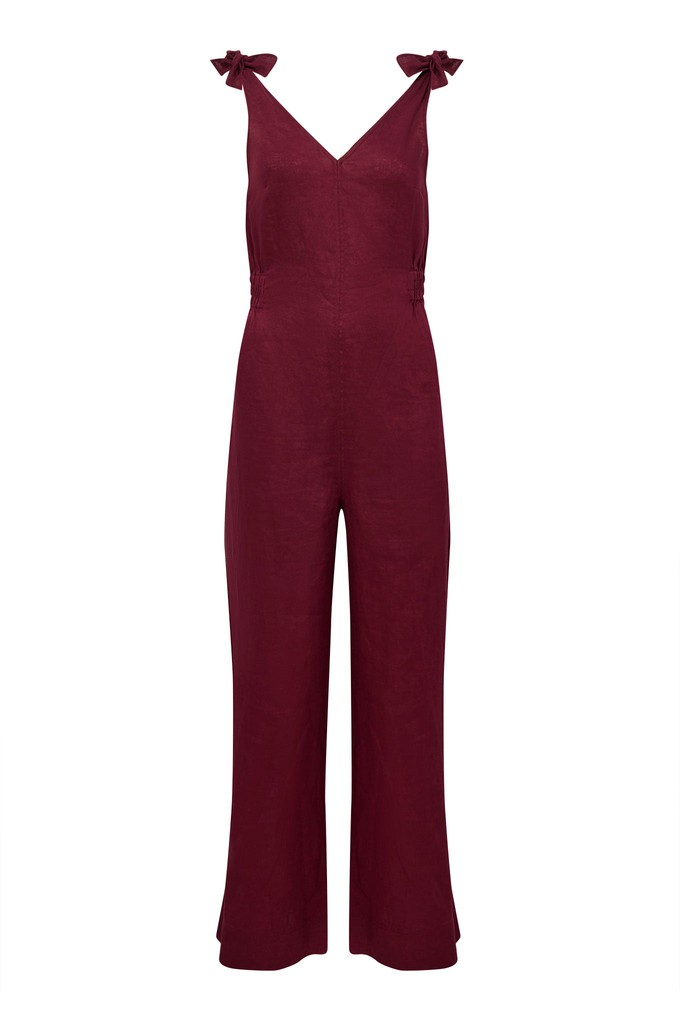 FLOSS - Linen Jumpsuit Berry from KOMODO