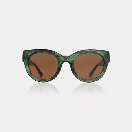 LILLY - Green Marble Transparent Sunglasses by A.Kjaerbede from KOMODO