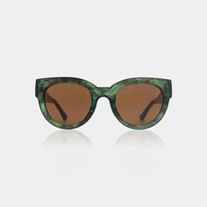 LILLY - Green Marble Transparent Sunglasses by A.Kjaerbede via KOMODO