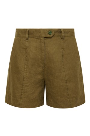 EMMIE - Linen Khaki Short from KOMODO