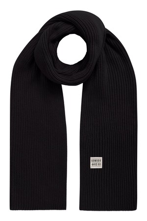 CHO - Fine Merino Scarf Black from KOMODO