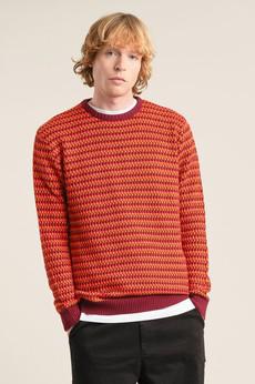 KAI - Organic Cotton Jumper Wine Red via KOMODO