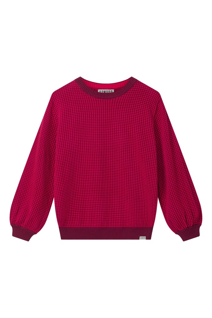 HOPE - Organic Cotton Jumper Wine from KOMODO
