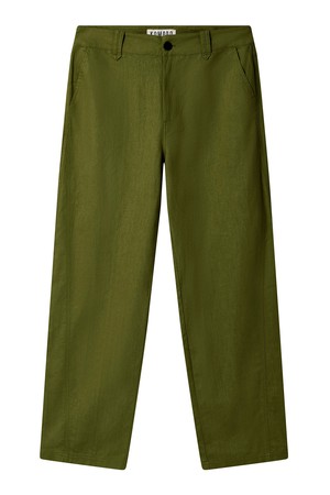 MAKULU - Organic Linen Cotton Trouser - Khaki from KOMODO