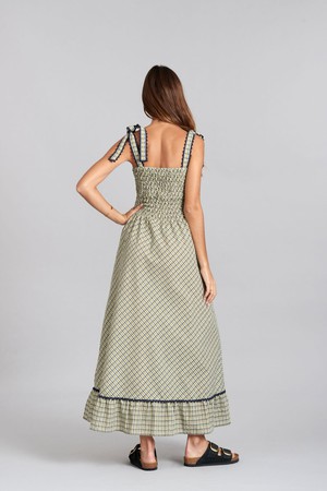 HOYA - Organic Cotton Summer Check Dress from KOMODO