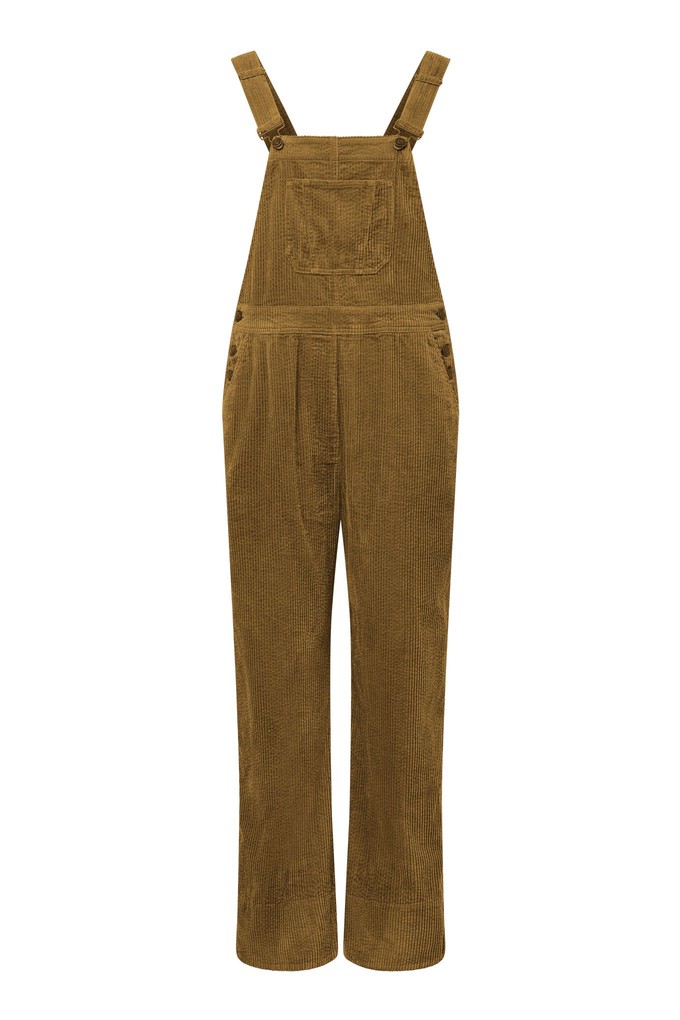 LENI Organic Cotton Cord Dungaree - Olive from KOMODO