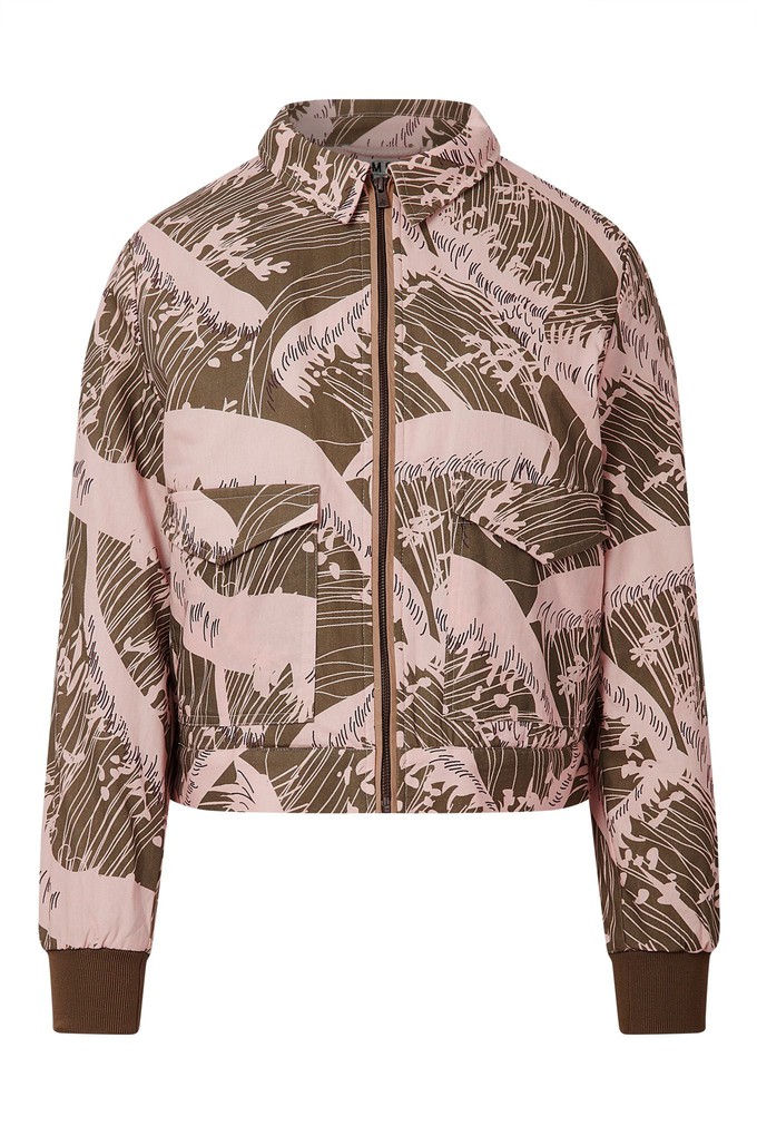 VIVI - Organic Cotton Bomber Solid - Pink Wave from KOMODO
