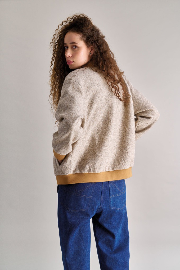 MAGGIE Recycled Wool Blend Jacket - Sand from KOMODO