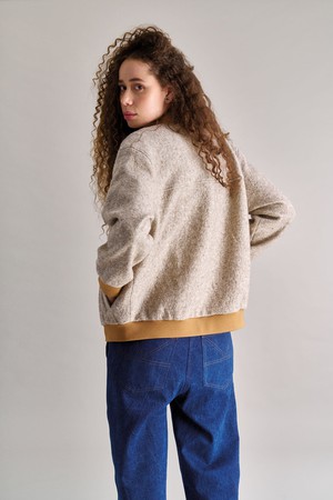 MAGGIE Recycled Wool Blend Jacket - Sand from KOMODO