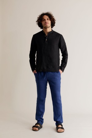 AUGUST - Linen Trouser Navy from KOMODO