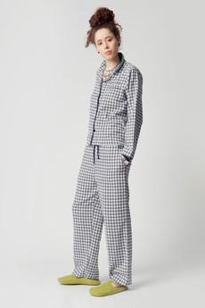 JIM JAM Womens - GOTS Organic Cotton Pyjama Set White via KOMODO