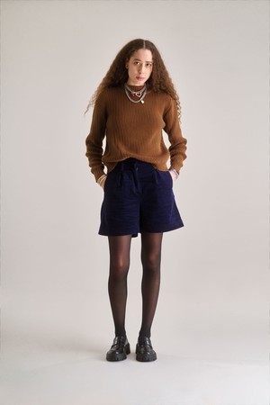 LIMA Organic Cotton Cord Short - Navy from KOMODO
