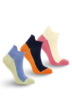 punchy ankle multi x3 boxset - gots organic cotton socks from KOMODO