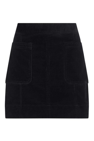 SUKI - Organic Cotton Mini Skirt Black from KOMODO