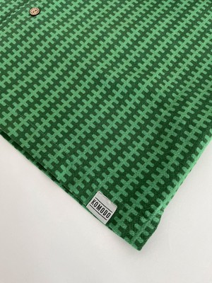 SPINDRIFT - Organic Cotton Shirt - Green Stripe from KOMODO