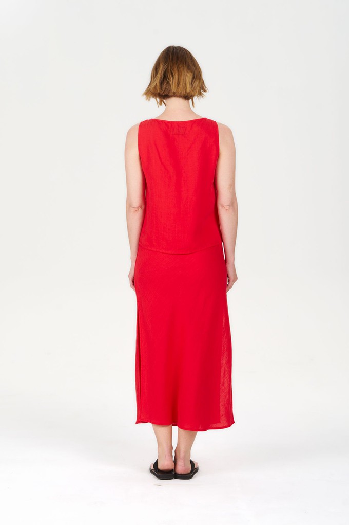 RAY Tencel Linen Skirt - Coral from KOMODO