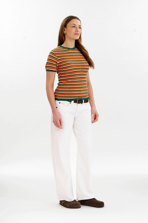 PENELOPE Organic Cotton Knit Tee - Earth from KOMODO