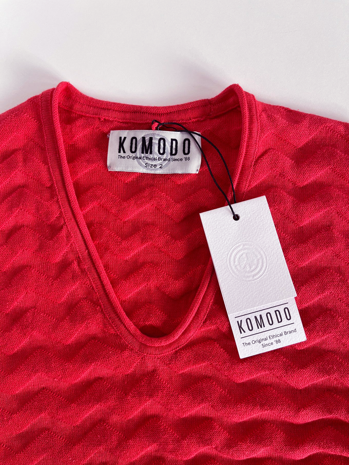 POLLY Organic Cotton Vest - Pink from KOMODO