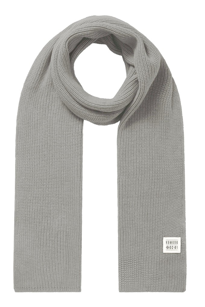 LONDON - GOTS Organic Cotton Scarf Grey from KOMODO