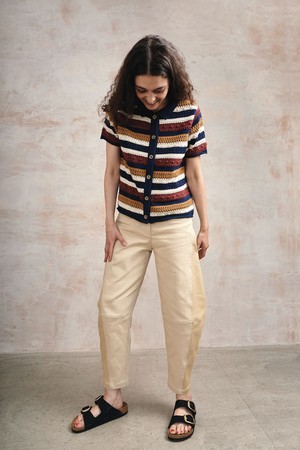 CLARA - Organic Cotton Cardigan - Multi from KOMODO