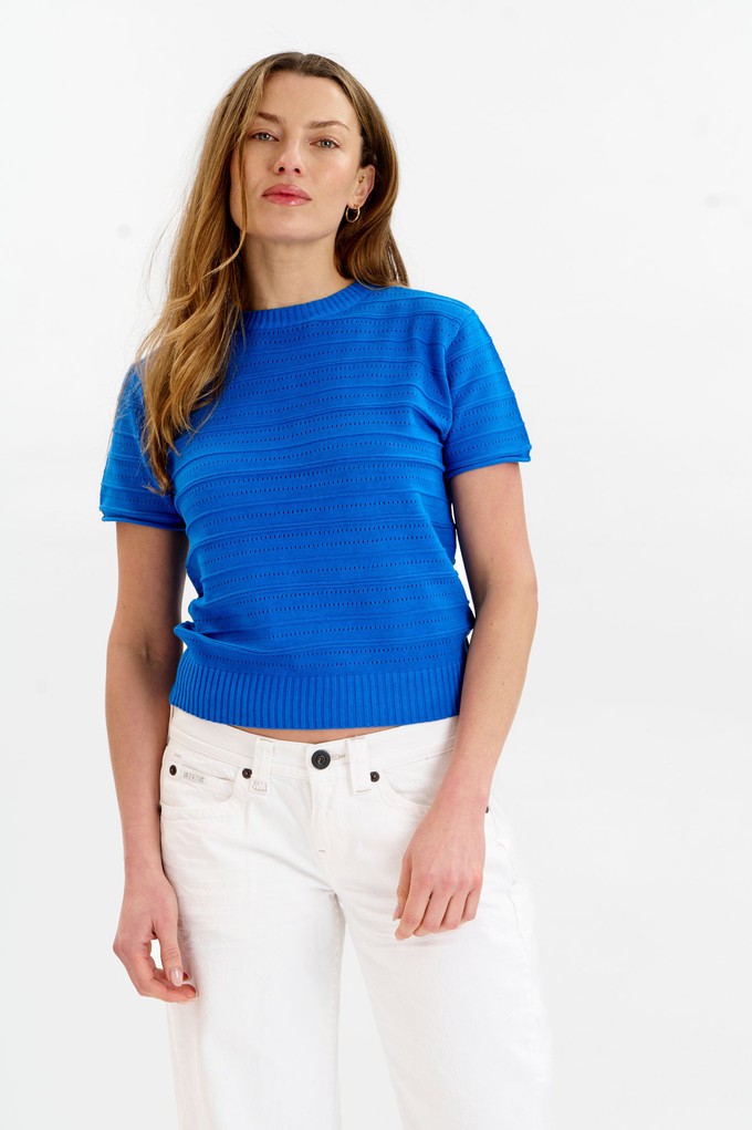 POSEY Organic Cotton Knit Tee - Blue from KOMODO