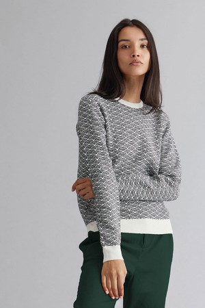 TARA - Organic Cotton Jumper White from KOMODO