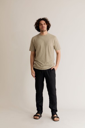 AUGUST - Linen Trouser Black from KOMODO