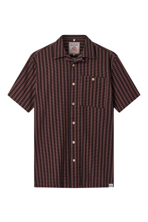 SPINDRIFT - Organic Cotton Shirt - Brown Stripe from KOMODO